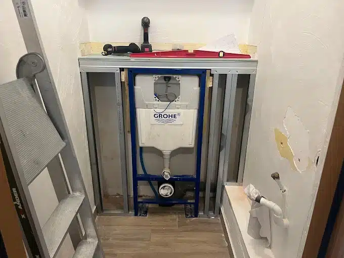 Installation WC suspendu Installation WC suspendu