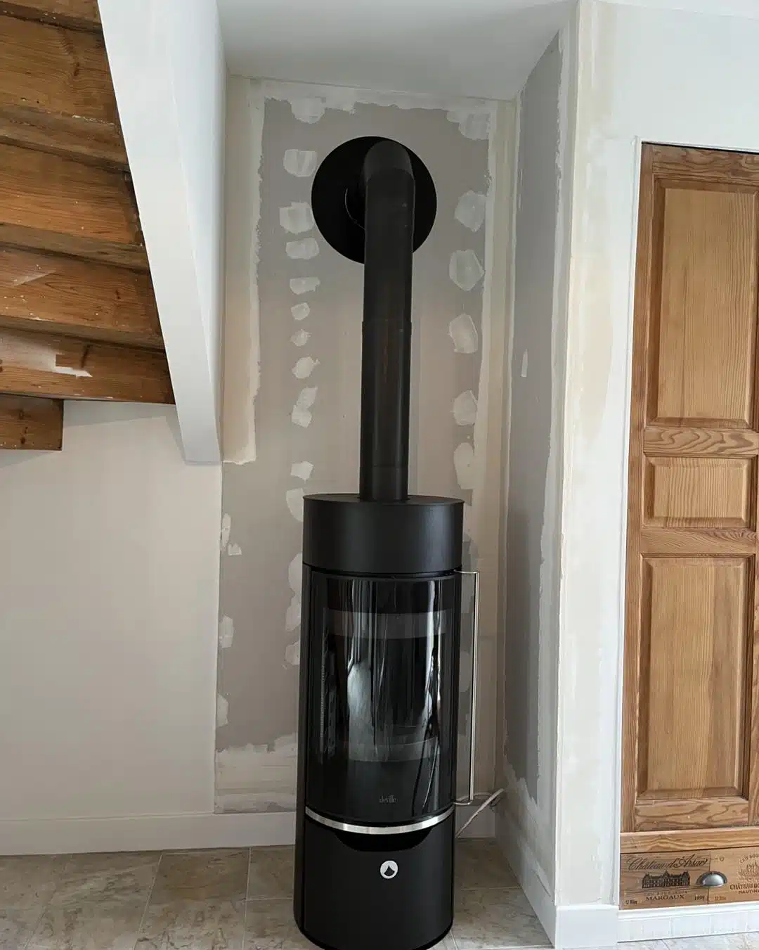 Installation poele a granules